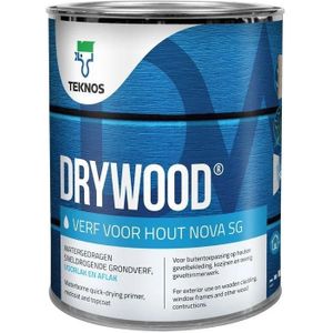 Drywood Verf Voor Hout Nova Zijdeglans  1 LTR - Kleur
