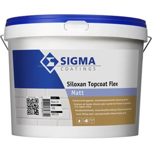 Sigma Siloxan Topcoat Flex Matt  10 LTR - Wit