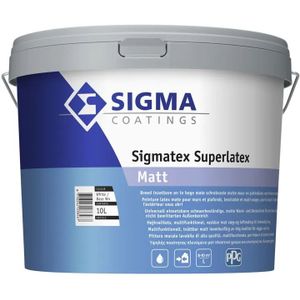 Sigma Sigmatex Superlatex Matt Muurverf 10 LTR - Wit