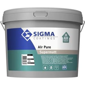 Sigma Air Pure Supermatt  10 LTR - Wit