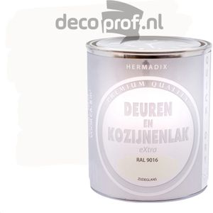 Hermadix Deuren&Kozijnenlak Extra Zijdeglans RAL9016 750 ML