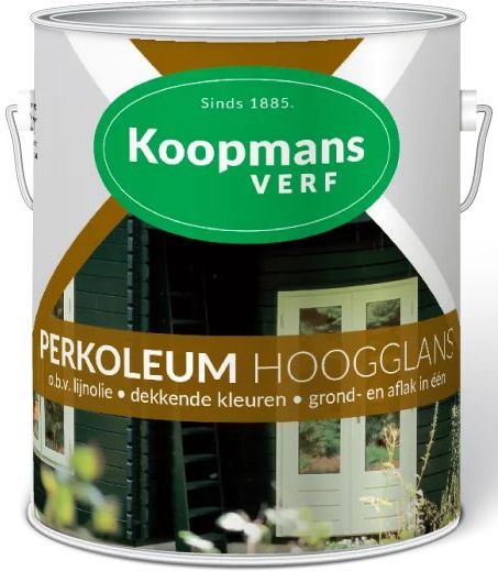 Perkoleum - Dekkend Hoogglans 363 - Okergeel - 2,5L