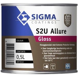 Sigma - S2U Allure Gloss - Hoogglans Lakverf - Buiten - Terpentinebasis