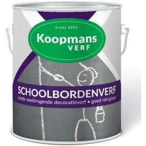 Koopmans Schoolbordenverf Zwart 250 ML