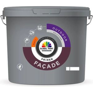 Global Paint Facade Primer  2,5 LTR - Wit