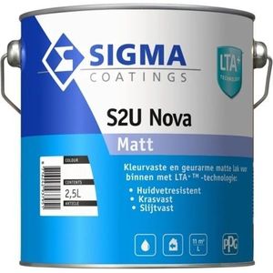 Sigma S2U Nova Matt Lakverf 2,5 LTR - Kleur