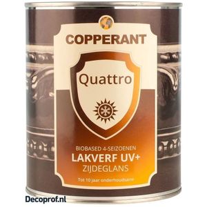 Copperant Quattro Lakverf Zijdeglans UV+ 2,5 LTR - Wit