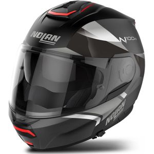 Modulaire Helm Nolan N100-6 Paloma N-Com Zwart-Grijs