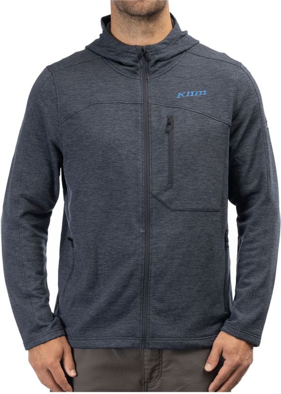 Hoodie - Echo Wool Fleece - Middelzware Performance Fleece - Met Capuchon
