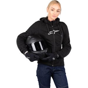 Hoodie Alpinestars Stella Chrome Sport Zwart