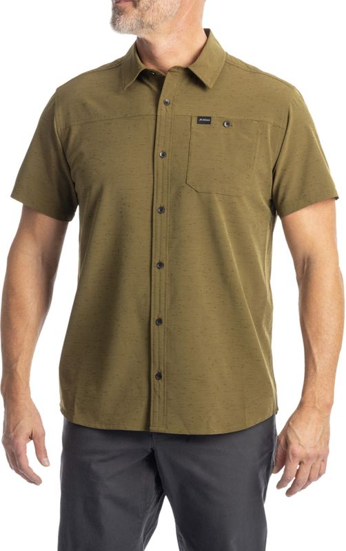 Klim - Colter Bay Stretch - Overhemd - Korte Mouwen - Blauw - Stretchmateriaal