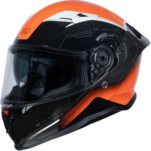 Modulaire Helm Origine Force Techno Neon Oranje-Titanium