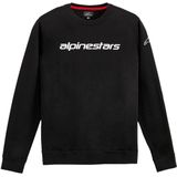 Alpinestars - Linear Crew V3 - Fleece - Zwart - 80% Katoen, 20% Polyester