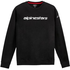 Alpinestars - Linear Crew V3 - Fleece - Zwart - 80% Katoen, 20% Polyester