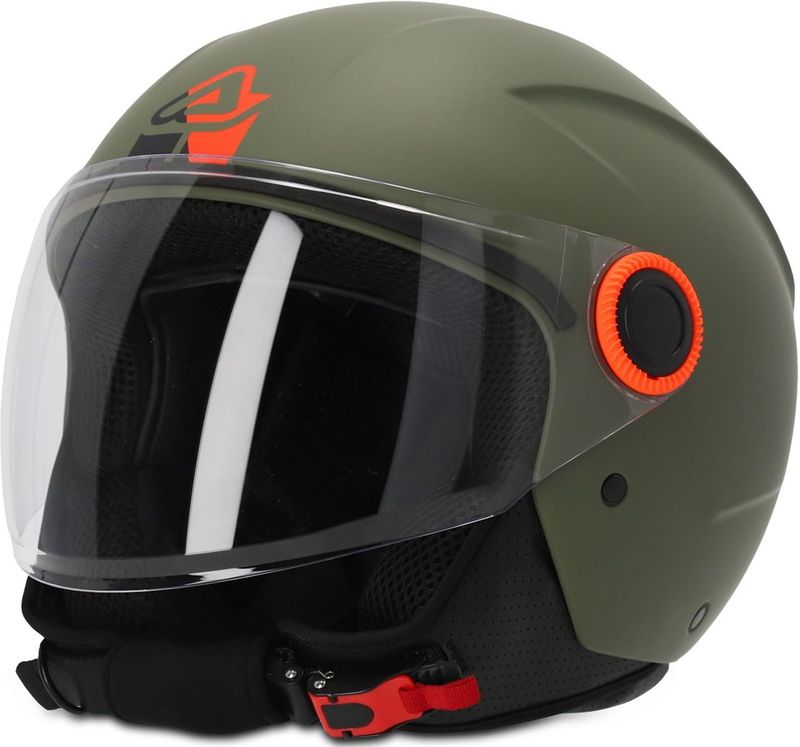 Acerbis - Brezza - Jethelm - Zwart - Hypoallergene Voering