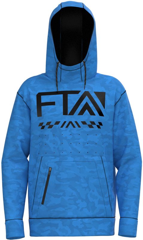 Hoodie - FTA Full Throttle Tech P-O - Lichtgewicht - Met Buidelzak en Capuchon