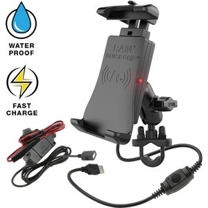 Waterdichte Draadloze Oplaadbeugel RAM® Mounts Quick-GripTM