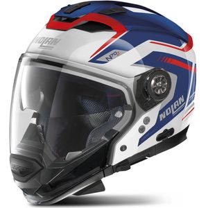 Adventure Helm Nolan N70-2 GT Switchback N-COM Metaal Wit 61