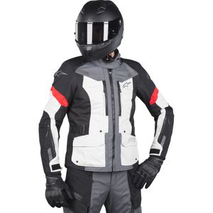 Motorjas Alpinestars Stella Valparaiso V3 Drystar Grijs-Rood