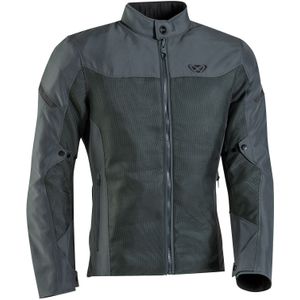 Ixon - Fresh - Motorjas - Zwart - Hard Mesh & polyester 600D, Ventilatie, Reflecterende panelen