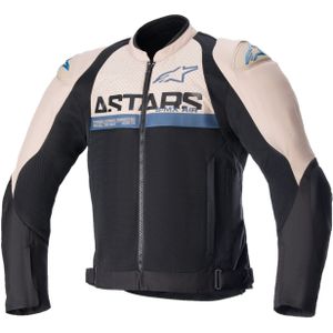 Motorjas Alpinestars SMX Air Lichtbruin-Zwart-Sodaliet Zwart