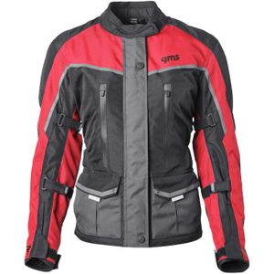 Motorjas Dames GMS Twister Neo WP Zwart-Rood