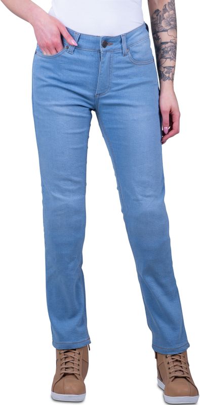 Motorjeans - Course Rey - Straight Fit - Zwart - Aramide Gevoerd