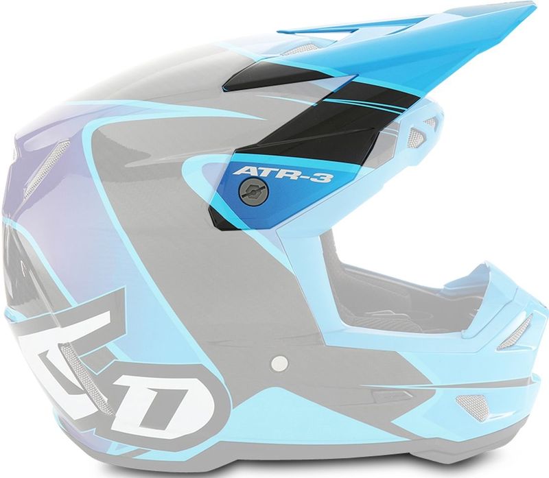 Helmklep - Glanzend - Voor ATR-3Y Helmen