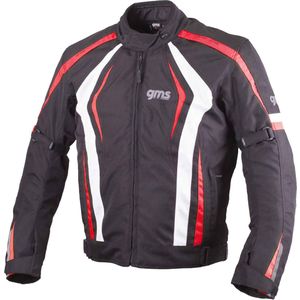 Motorjas GMS Sport Blouson Pace Zwart-Rood-Wit