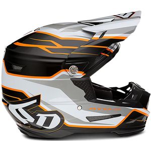 6D - ATR-2 Phase - Crosshelm - Zwart - Tri-composiet schaal