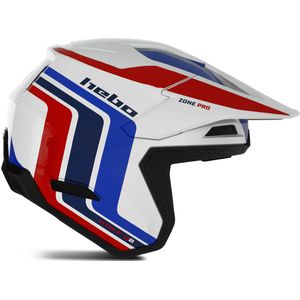 HEBO HTR F02 Zone Pro Racing - Sporthelm - Wit - Lichtgewicht - Ventilatie