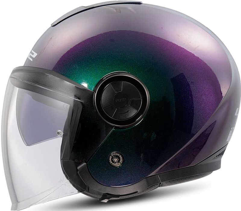 LS2 - OF620 Classy Solid Chameleon 06 - Jethelm - Zwart - Kunststof