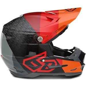 6D ATR-2Y Crosshelm - Kinderen - Tri-composiet Schaal - Zwart