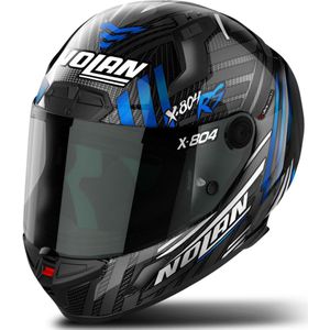 Integraalhelm Nolan X-804 RS Ultra Carbon Blauw-Grijs