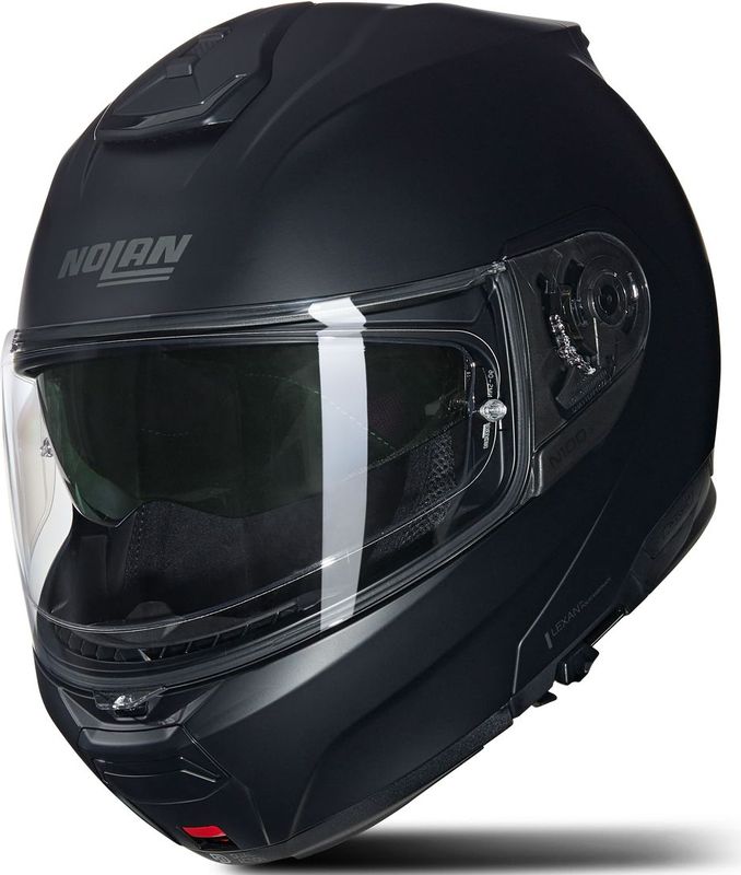 Nolan - N100-6 - Systeemhelm - Zwart - Polycarbonaat