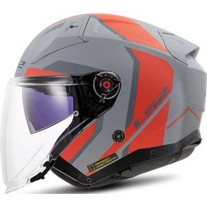 LS2 - OF603 Infinity II Focus - Opengezichtshelm - Zwart - KPA