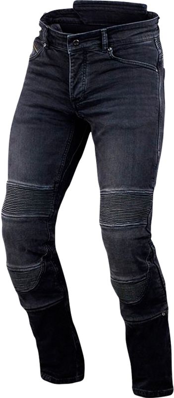 Motorjeans Macna Individual Slim Zwart
