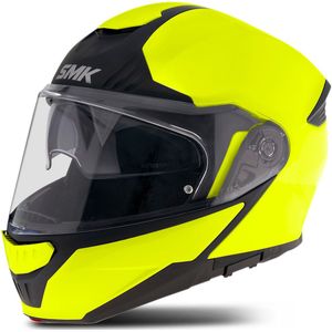 Modulaire Helm SMK Gullwing Solid Fluorescent Geel