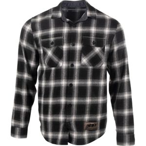 Overhemd 509 Basecamp Flanel Zwart-Grijs