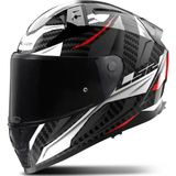 LS2 - FF811 Vector II C - Integraalhelm - Koolstofvezel - Met Donker Vizier