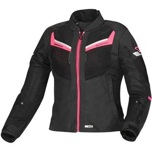 Motorjas Dames Macna Tondo Zwart-Roze