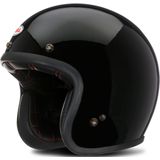 Bell - Moto Custom 500 - Open Helm - Gloss Black - Fiberglass Buitenschaal