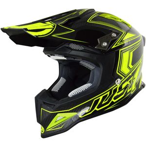 Just1 - J12 - Crosshelm - Zwart - Koolstofvezel - ECE en DOT gecertificeerd