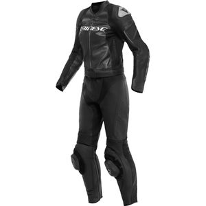 Leren Motorpak 2-delig Dames Dainese Mirage Zwart-Wit