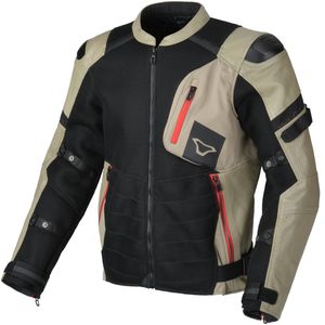 Macna - Olsan - Motorjas - Leren Mesh - Utility-look