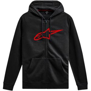 Hoodie met Rits Alpinestars Ageless Zip V3 Zwart-Rood