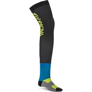 Fly Racing - Brace Lange Sokken - Zwart - Synthetisch - Comfortabel en Ondersteunend