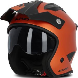 Motorhelm - Zwart - Thermoplastisch Hars - EPS Binnenschaal