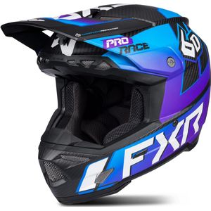 FXR - ATR-3 - Crosshelm - Gedurfde Graphics - 3K Koolstofvezelcomposiet