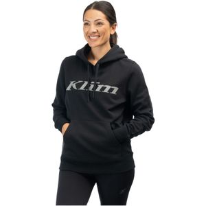 Hoodie Dames Klim Pullover Zwart-Lichtgrijs